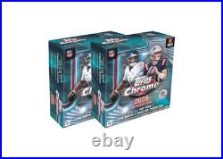 2025 Topps Chrome NFL Football Sealed Mega Box Lot Of 2 Brand New In Hand