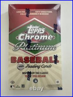 2025 Topps Chrome Platinum Anniversary Baseball Hobby Box Factory Sealed
