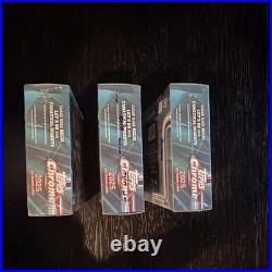 2025 Topps Chrome football factory boxes in hand and sealed Lot 3