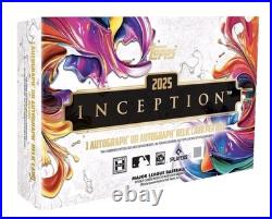 2025 Topps Inception Baseball Hobby Box Factory Sealed Low Buy It Now