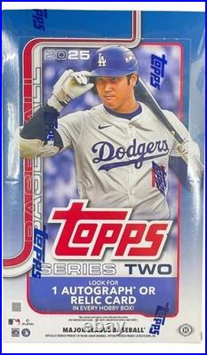 2025 Topps Series 2 Baseball Factory Sealed Hobby Box SHOHEI OHTANI BOX COVER