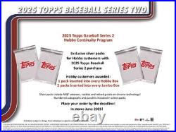 2025 Topps Series 2 Baseball Factory Sealed Hobby Box SHOHEI OHTANI BOX COVER