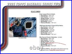 2025 Topps Series 2 Baseball Factory Sealed Hobby Box SHOHEI OHTANI BOX COVER