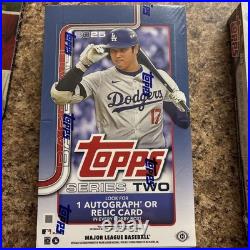 2025 Topps Series One And Series Two Both Sealed Hobby Boxes 1 Auto/Relic A Box