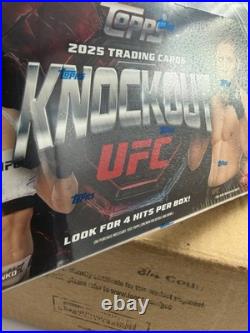 2025 Topps UFC Knockout Factory Sealed Hobby Box FREE SHIPPING