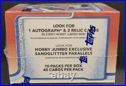 2025 Topps Update Factor Sealed Jumbo Hobby Box 1 Auto & 2 Relics