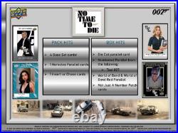 2025 Upper Deck Ud James Bond 007 No Time To Die Hobby Box Factory Sealed