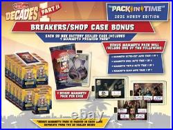 2025 Wild Card Decades Jumbo Hobby Box (1 AUTO) Factory Sealed All cards 1/1