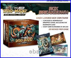 2025 Wild Card Dino Might Pro Look Sealed Box