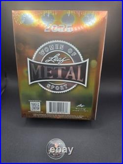 2026 Leaf Metal Women of Sport Factory Sealed Hobby Box 4 Autos + 4 Base Cards