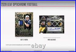 2026 Leaf Optichrome Football Factory Sealed Hobby Box