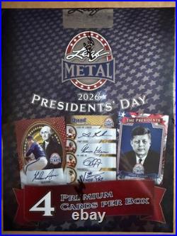 2026 Leaf Presidents Day Factory Sealed Hobby Box