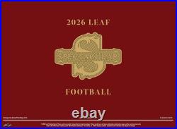 2026 Leaf Spectacular Football NFL Factory Sealed Hobby Box