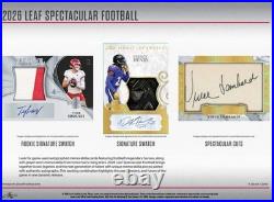 2026 Leaf Spectacular Football NFL Factory Sealed Hobby Box