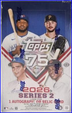 2026 Mlb Topps 75 Series 2 Hobby Box? Factory Sealed