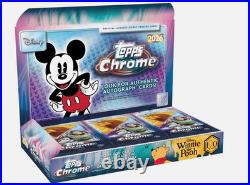 2026 TOPPS CHROME DISNEY HOBBY BOX (72 Cards) Brand New Sealed Ships Today