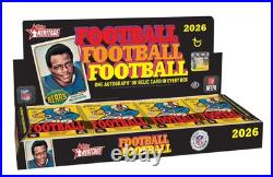 2026 TOPPS HERITAGE FOOTBALL HOBBY BOX (1 AUTO or RELIC) NFL New QTY