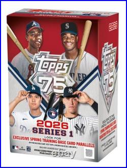 2026 TOPPS SERIES 1 VALUE BLASTER BOX MLB Baseball 40-BOX CASE Brand New