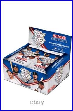 2026 TOPPS SERIES 2 BASEBALL DISPLAY BOX (280 Cards) MLB New QTY