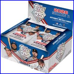2026 TOPPS SERIES 2 BASEBALL DISPLAY BOX (280 Cards) MLB Retail New Sealed QTY