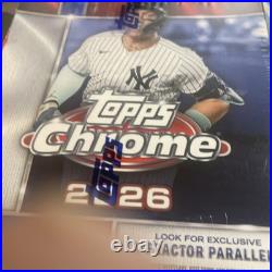 2026 Topps Chrome Factory Sealed