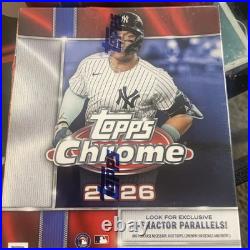 2026 Topps Chrome Factory Sealed