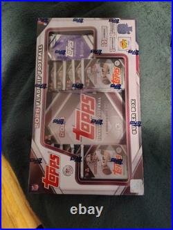 2026 Topps Flagship NFL Football Hobby Box plus 2 super boxes new factory sealed