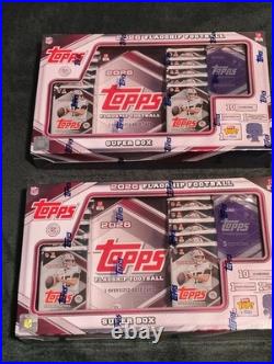 2026 Topps Flagship NFL Football Hobby Box plus 2 super boxes new factory sealed
