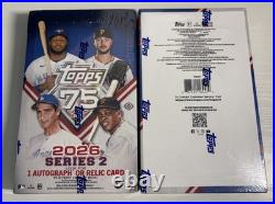 2026 Topps Serie 2 Baseball Hobby Box- Factory Sealed- In Hand, Same Day Shippin
