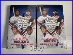 2026 Topps Serie 2 Baseball Hobby Box- Factory Sealed- In Hand, Same Day Shippin