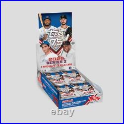 2026 Topps Series 2 Baseball Hobby Box Sealed In Hand
