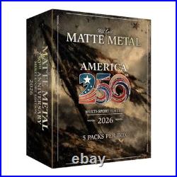 2026 Wild Card Matte Metal America 250 Multi-Sport Edition Sealed Hobby Box 1/1s