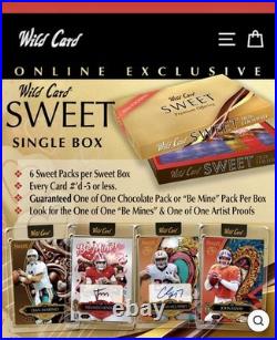 2026 Wild Card Sweet Football Factory Sealed Box