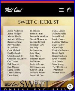 2026 Wild Card Sweet Football Factory Sealed Box