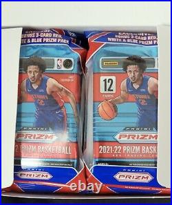 21-22 Panini Prizm Nba Basketball Cello Box 12 Factory Sealed Packs 180 Cards