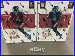 2x 2017 PANINI ENCASED FOOTBALL FACTORY SEALED BOXES WITH 4 HITS IN EACH BOX