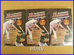 3 Bowman 1999 Factory Sealed Baseball Card Boxes Series 1