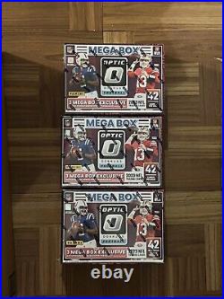 3 Boxes 2023 Panini Donruss Optic NFL Football Mega Box Sealed Fast Free Ship