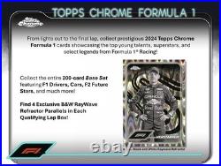 (3 Pack) 2024 Topps Chrome Formula 1 Qualifying Lap Hobby Box New Factory Sealed