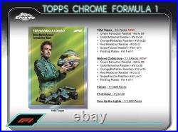 (3 Pack) 2024 Topps Chrome Formula 1 Qualifying Lap Hobby Box New Factory Sealed