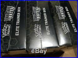 3 Sealed Pokémon Hidden Fates Elite Trainer Boxes Trading Card Game Hard To Find