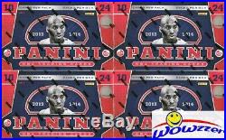 (4) 2013/14 Panini Basketball Sealed HOBBY Box-8 AUTOGRAPHS-Antetokounmpo RC Yr