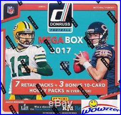 (5) 2017 Donruss Football EXCLUSIVE Factory Sealed MEGA Boxes with15 HOBBY PACKS