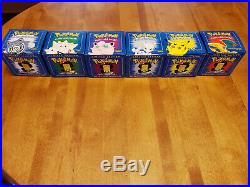 6- 1999 Burger King Pokemon 23k Gold Cards and Balls sealed set of 6 Blue Box