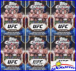 (6) 2024 Topps Chrome UFC EXCLUSIVE Factory Sealed Blaster Box-SEPIA REFRACTORS