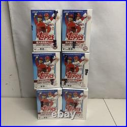 6 Box Lot of 2022 Topps Series 1 Baseball MLB Blaster Boxes Sealed