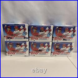 6 Box Lot of 2022 Topps Series 1 Baseball MLB Blaster Boxes Sealed