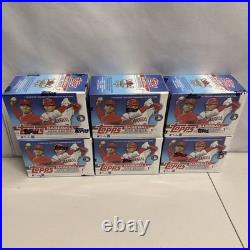 6 Box Lot of 2022 Topps Series 1 Baseball MLB Blaster Boxes Sealed