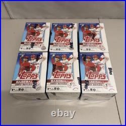 6 Box Lot of 2022 Topps Series 1 Baseball MLB Blaster Boxes Sealed