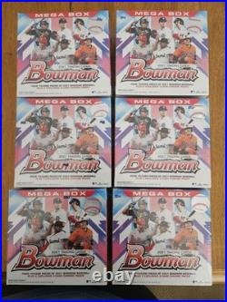 6 box lot! 2021 Bowman Baseball MLB Mega Boxes Factory Sealed FREE SHIPPING
